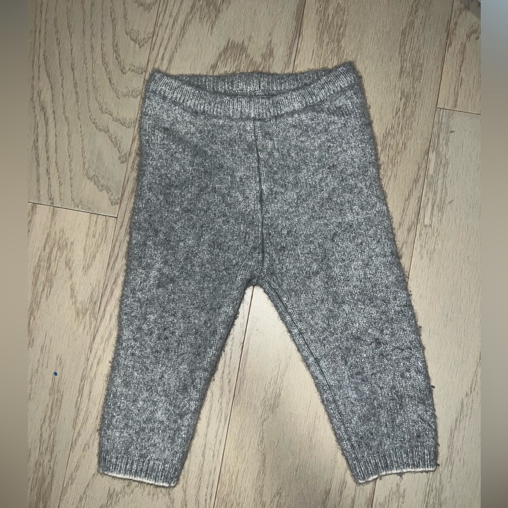 Stella McCartney Kids Gray Knit Leggings